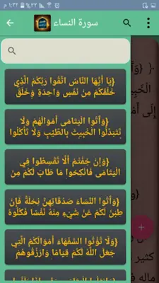 تفسير ابن الجوزي android App screenshot 11